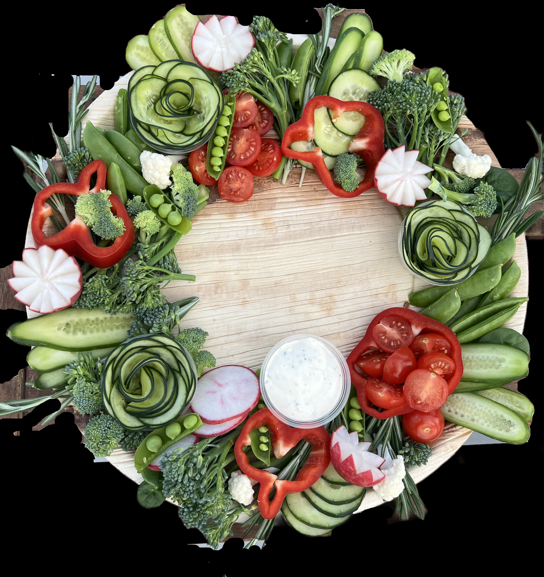 Small vegetable board example