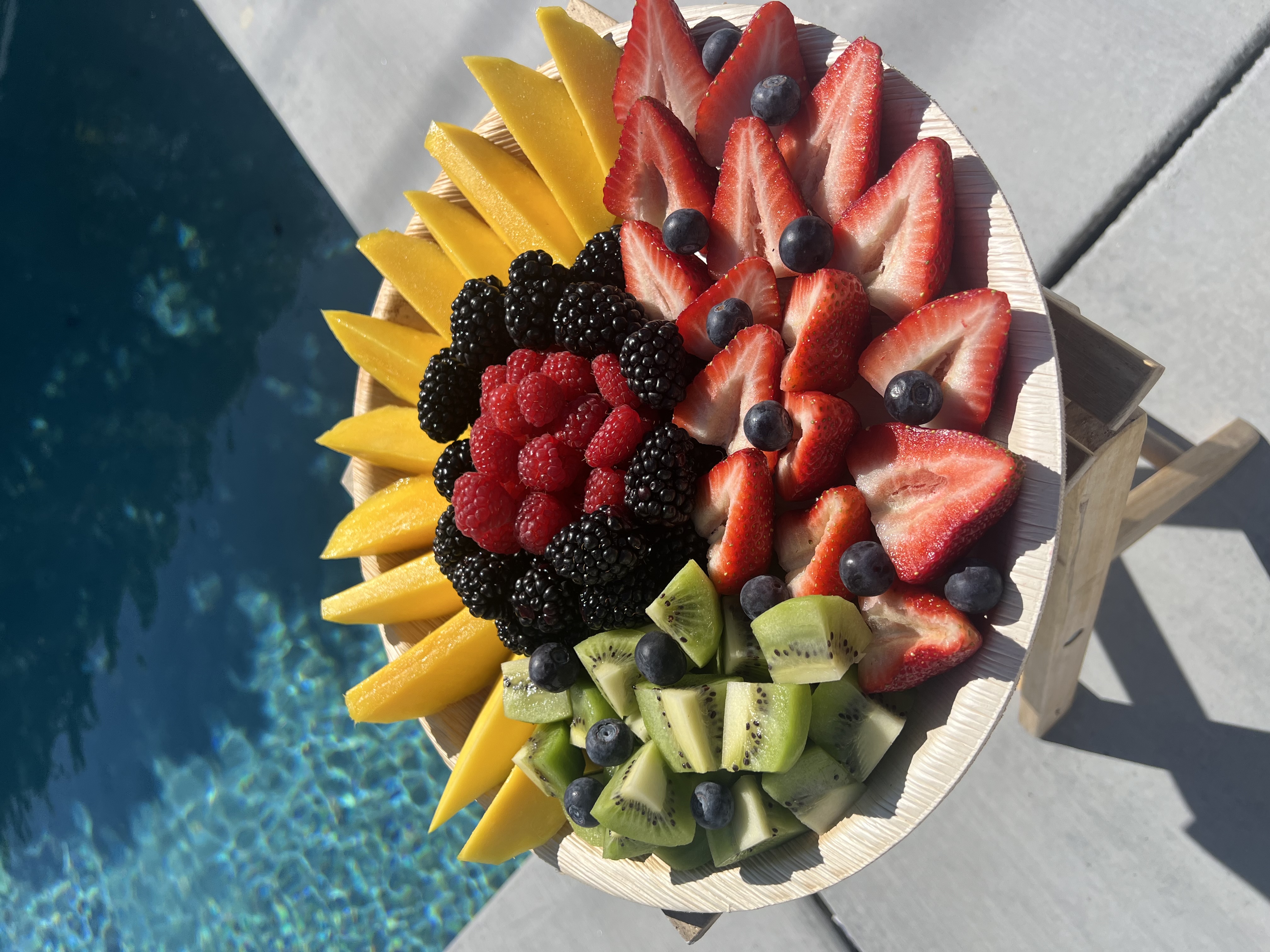 Small fruit tray example