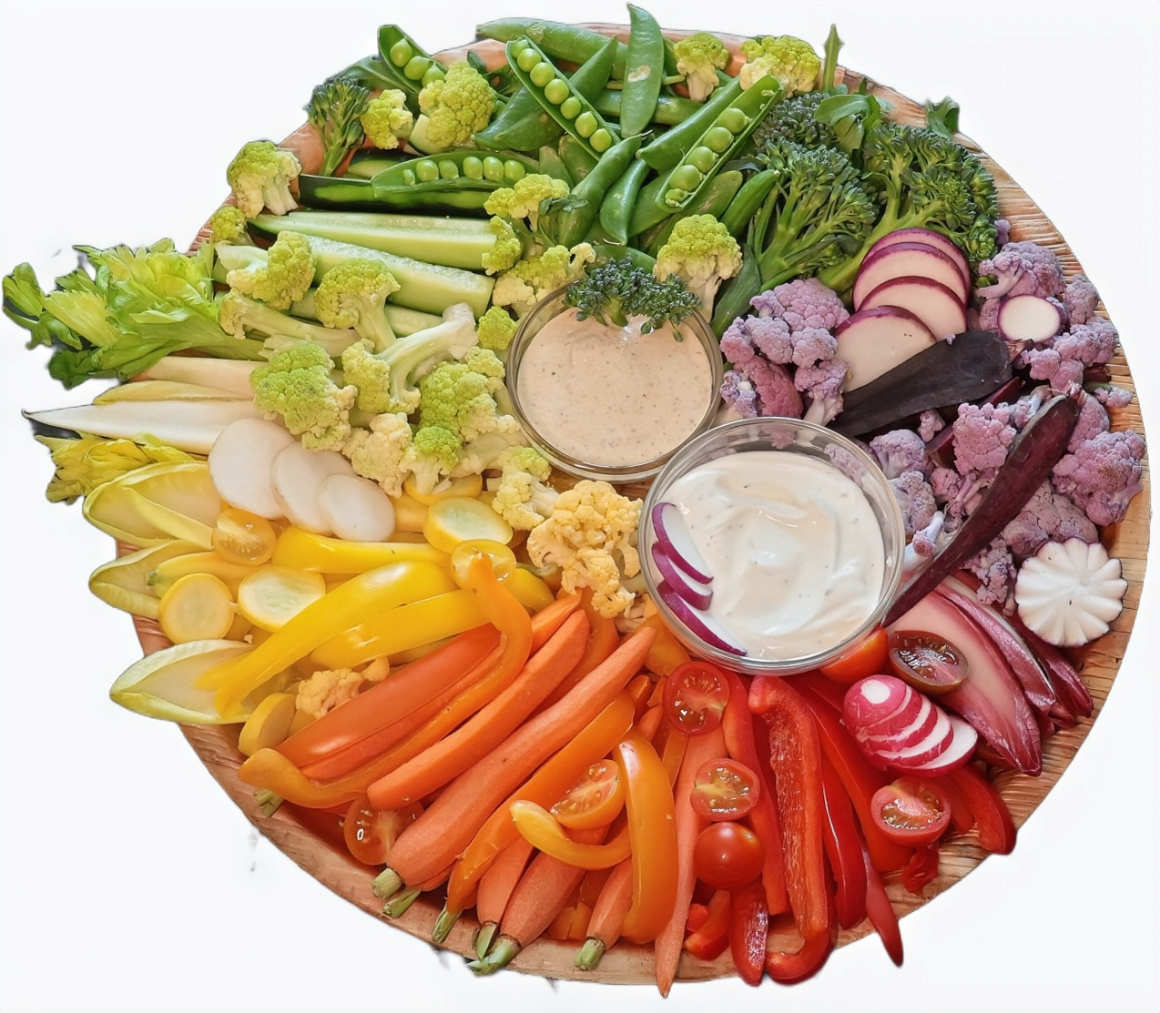 Small veggie tray example